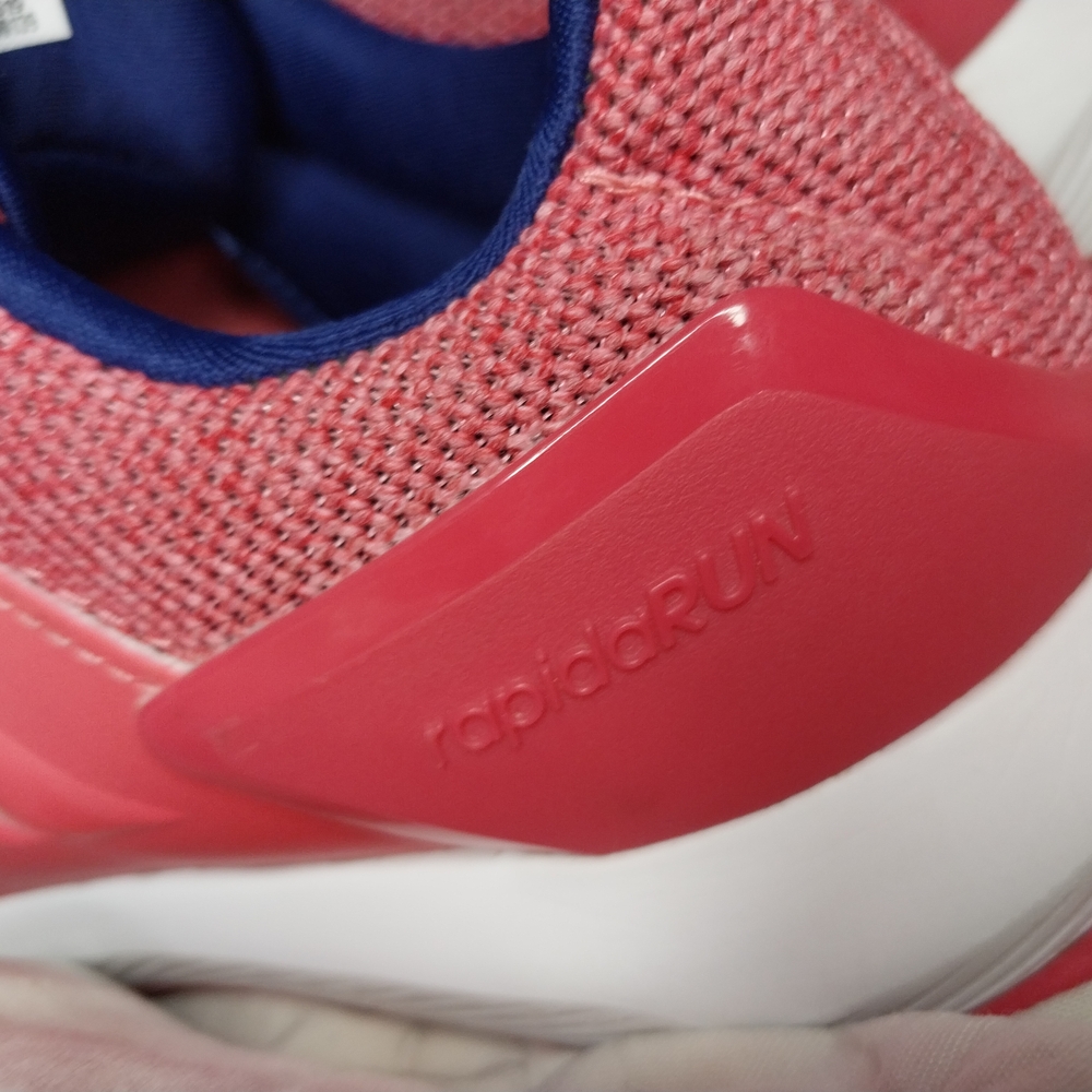 Adidas Pink Sneakers with Textured Fabric rapidRun cloud foam. Size 5 - Picture 8 of 11